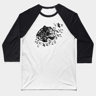 Forest Leopard Baseball T-Shirt